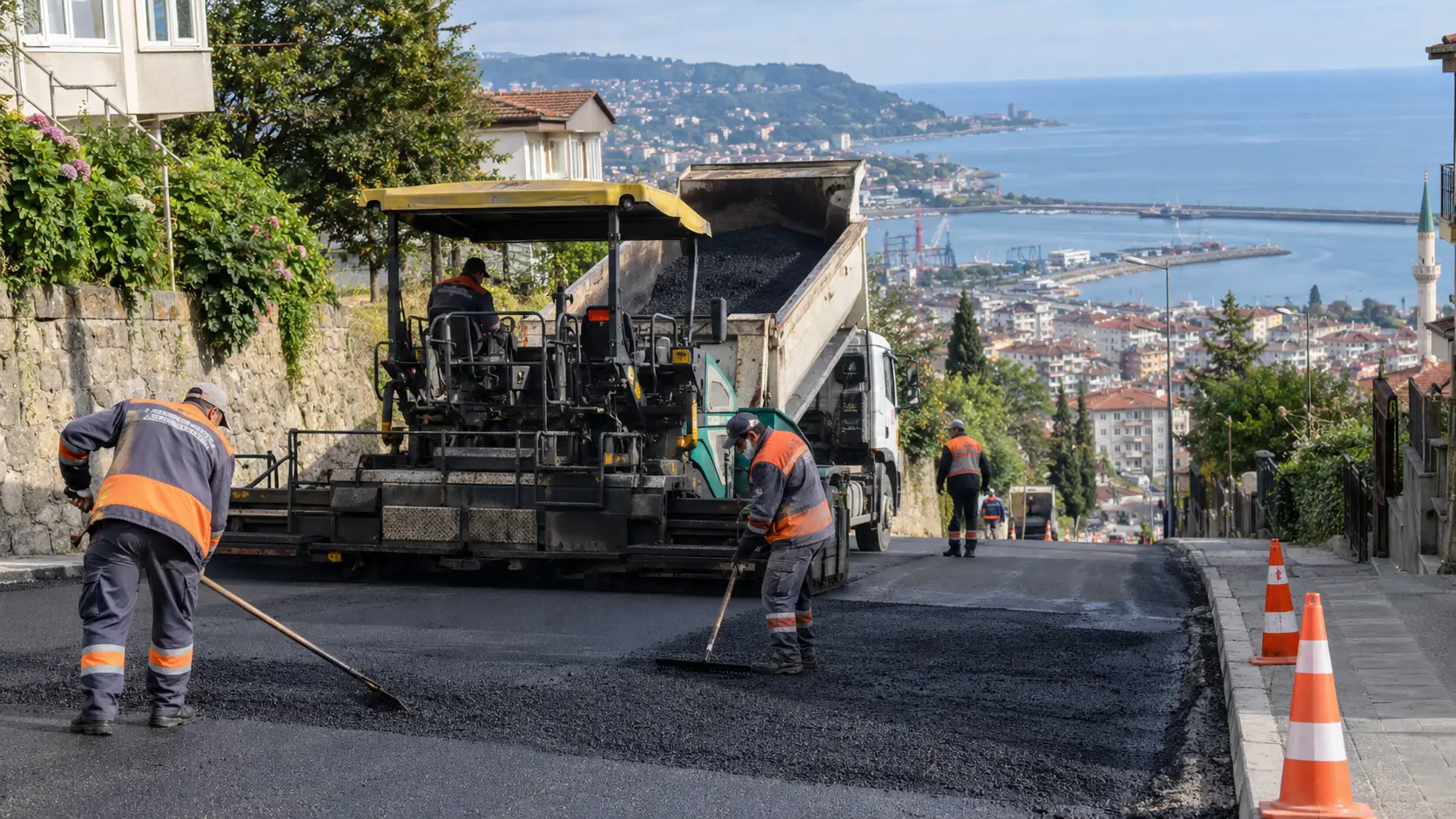 Trabzon Sanatevi binasının girişindeki Trabzon Üniversitesi Devlet Konservatuvarı tabelası