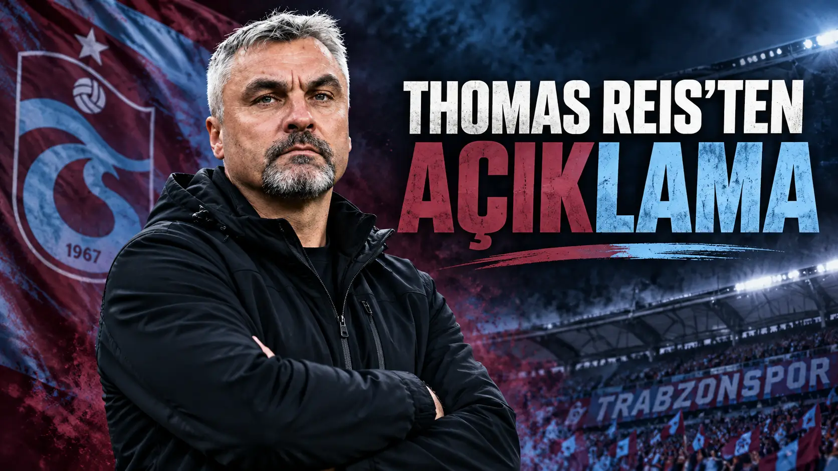 Thomas Reis'in Trabzon'da kahvaltı yaptığı ve mutlu bir ifadeyle fotoğrafı